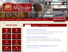 Tablet Screenshot of millvalepa.com